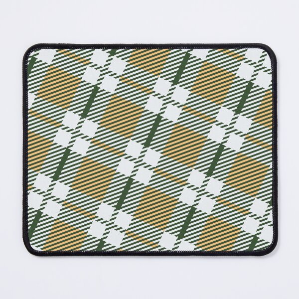 Item preview, Green White & Yellow Plaid Square Stripes NeverEnding Textile designed and sold by Alchemy-A-La-G.
