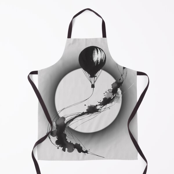 Item preview, Minimalism Line Art - Hot Air Balloon designed and sold by HausKatz.
