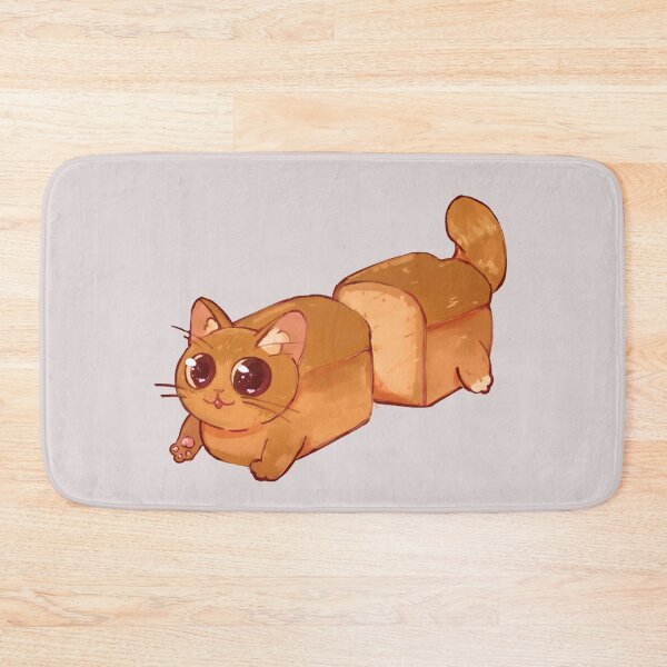 Item preview, Cute cat made of white bread designed and sold by Asutip.