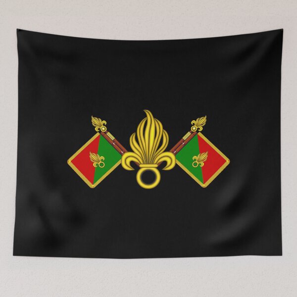Item preview, French Foreign Legion - Fanion et Grenades designed and sold by FutureTraveller.