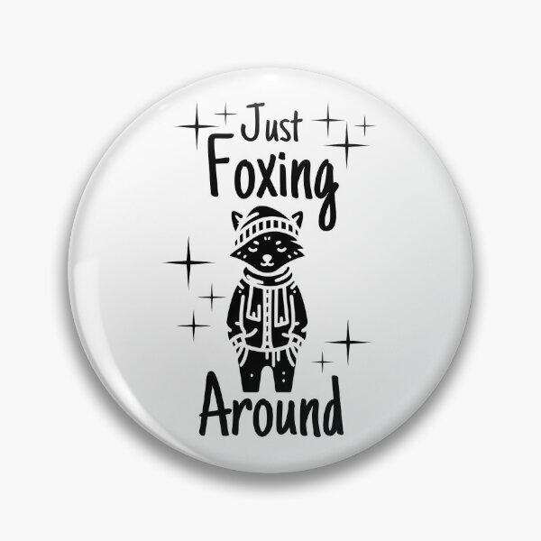 Item preview, Playful Fox Cartoon - Just Foxing Around black designed and sold by Weknes.