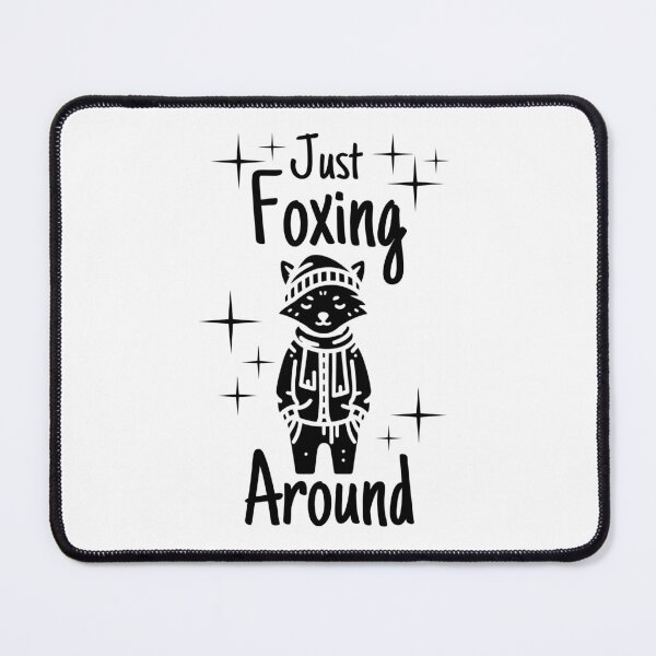 Item preview, Playful Fox Cartoon - Just Foxing Around black designed and sold by Weknes.