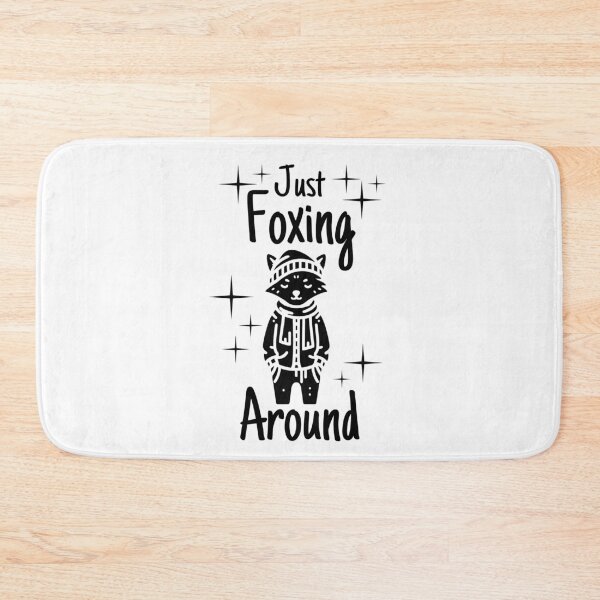 Item preview, Playful Fox Cartoon - Just Foxing Around black designed and sold by Weknes.