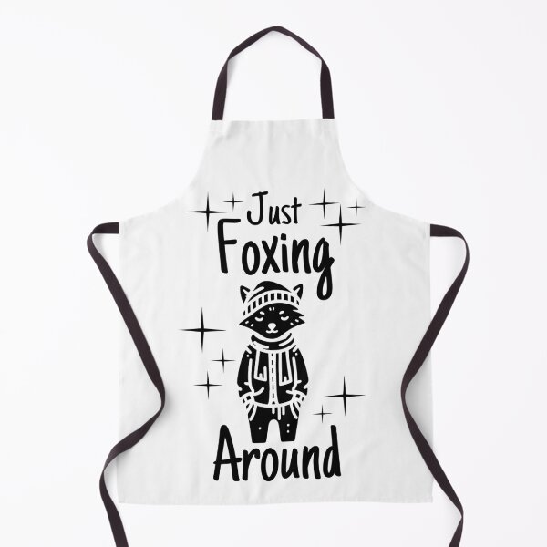 Item preview, Playful Fox Cartoon - Just Foxing Around black designed and sold by Weknes.