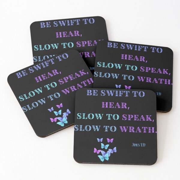 Item preview, Swift To Hear, Slow To Speak, James 1:19 designed and sold by Fhfarms.