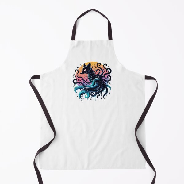 Item preview, Spooky Abstract Art Demon Fox With Tentacles designed and sold by TomFrontierArt.