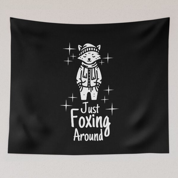 Item preview, Playful Fox Cartoon - Just Foxing Around stars designed and sold by Weknes.