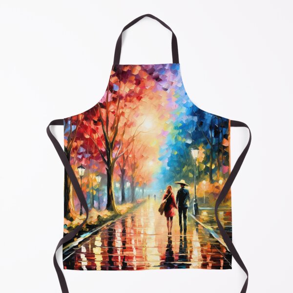 Item preview, Walk After the Rain Brushstroke Vibrant Digital Art designed and sold by acrylicartp.