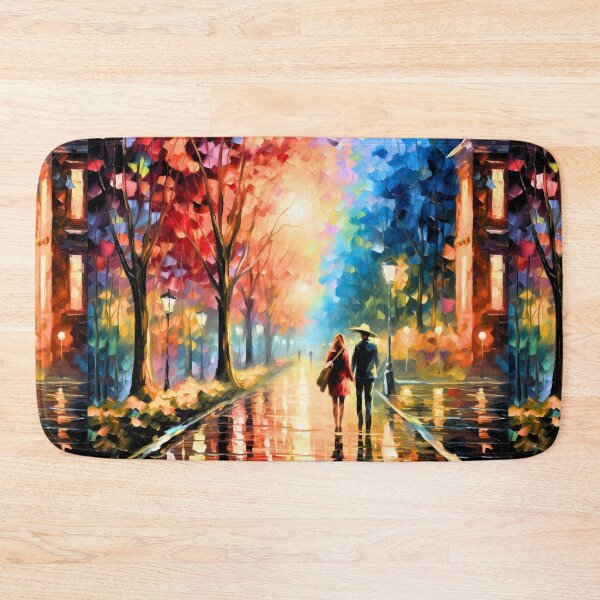 Item preview, Walk After the Rain Brushstroke Vibrant Digital Art designed and sold by acrylicartp.