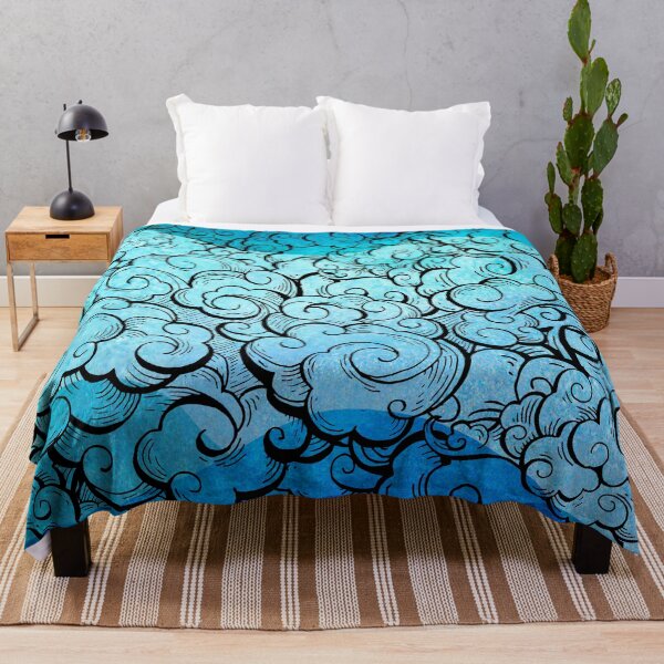 Item preview, Organic Blue Ocean Waves designed and sold by mwagie.