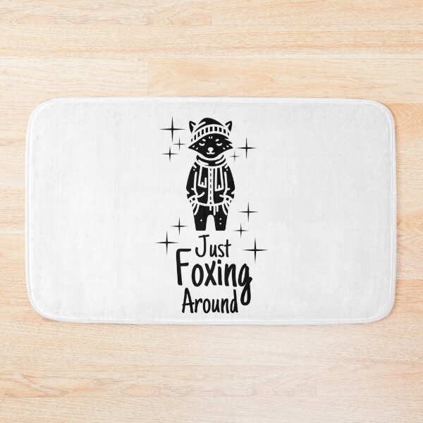 Item preview, Playful Fox Cartoon - Just Foxing Around stars black designed and sold by Weknes.