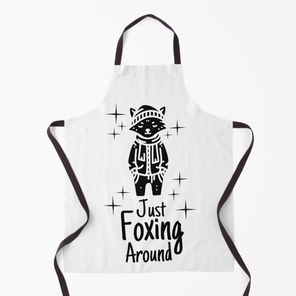 Item preview, Playful Fox Cartoon - Just Foxing Around stars black designed and sold by Weknes.