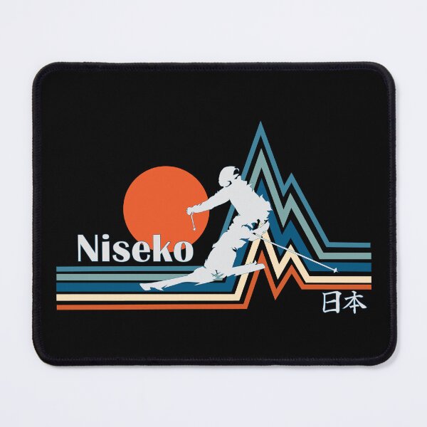 Item preview, Niseko Japan Retro Mountain design - Ski destination designed and sold by rillak.