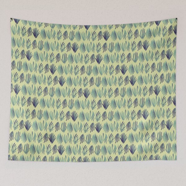 Item preview, Springtime Whispers: Fresh Green & Lavender Protea Leaves Pattern – Soothing Botanical Collection for Elegant Spaces & Apparel designed and sold by Jay Dee Dearness.