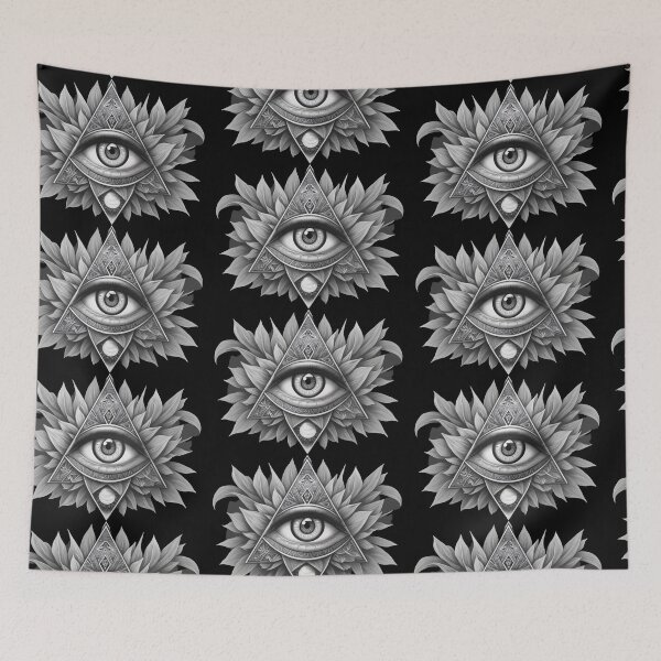 Item preview, Illuminati Pyramid Eye Triangle Freemason designed and sold by Frostquest.