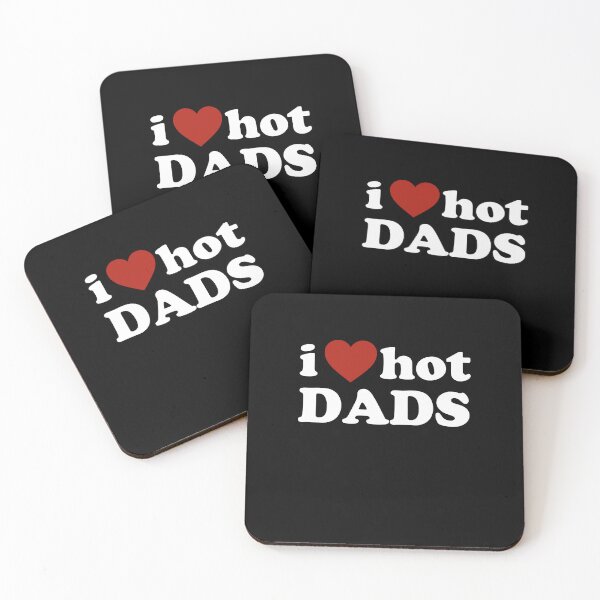 Item preview, I Love Hot Dads designed and sold by PNGShop.