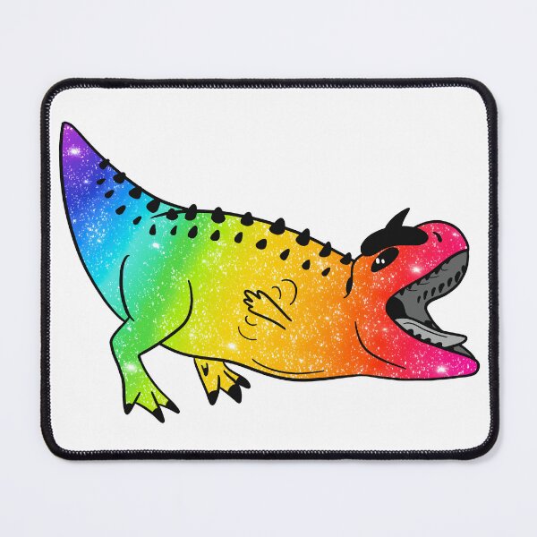 Item preview, Cutesy Majungasaurus - Rainbow designed and sold by Starkats-Crafts.