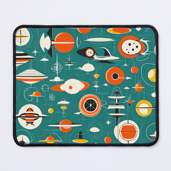 Item preview, Atomic delight on teal designed and sold by Joanne Walsh.