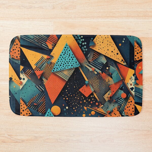Item preview, Triangles abstract artpiece,  designed and sold by Coolparrotgirl.