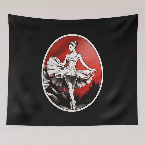 Item preview, Ballerina: A Portrait of Elegance and Grace. designed and sold by NewtBoo.