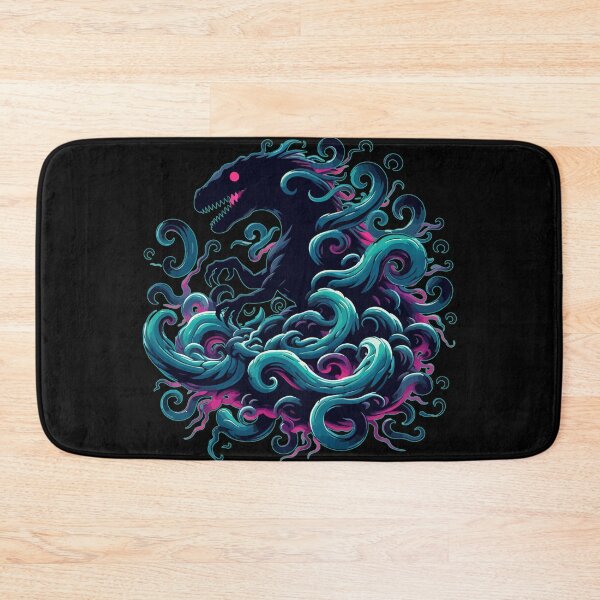 Item preview, Spooky Abstract Art Demon Paranoramal Dinosaur Velociraptor designed and sold by TomFrontierArt.
