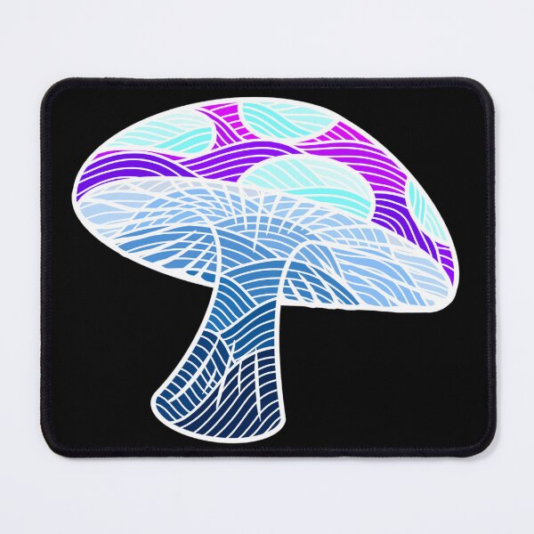 Item preview, Purple Mushroom Waves designed and sold by Chiaroscuro-Art.
