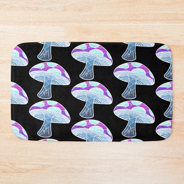 Item preview, Purple Mushroom Waves designed and sold by Chiaroscuro-Art.