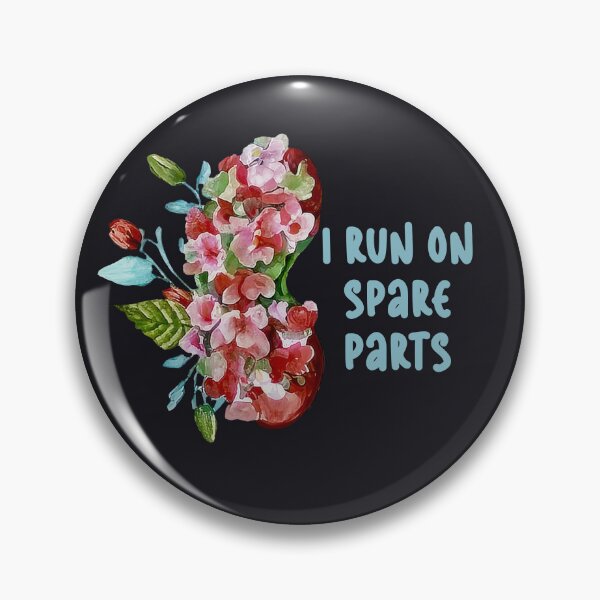 Item preview, I run on Spare Parts - Floral kidney Art designed and sold by EmeraldeaArt.