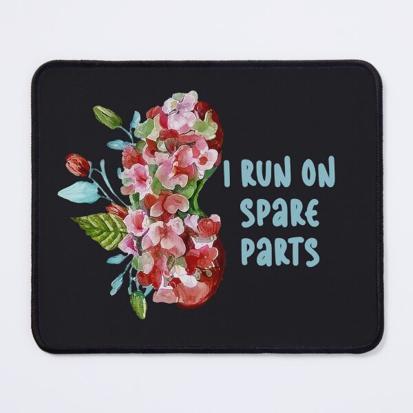 Item preview, I run on Spare Parts - Floral kidney Art designed and sold by EmeraldeaArt.