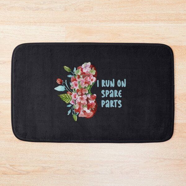 Item preview, I run on Spare Parts - Floral kidney Art designed and sold by EmeraldeaArt.