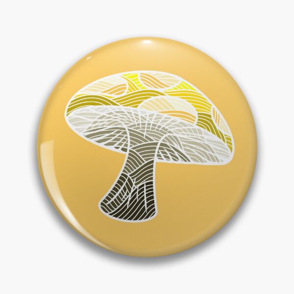 Item preview, Yellow Mushroom Waves designed and sold by Chiaroscuro-Art.
