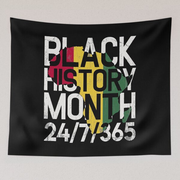 Item preview, Black History Month 24/7/365 designed and sold by PNGShop.