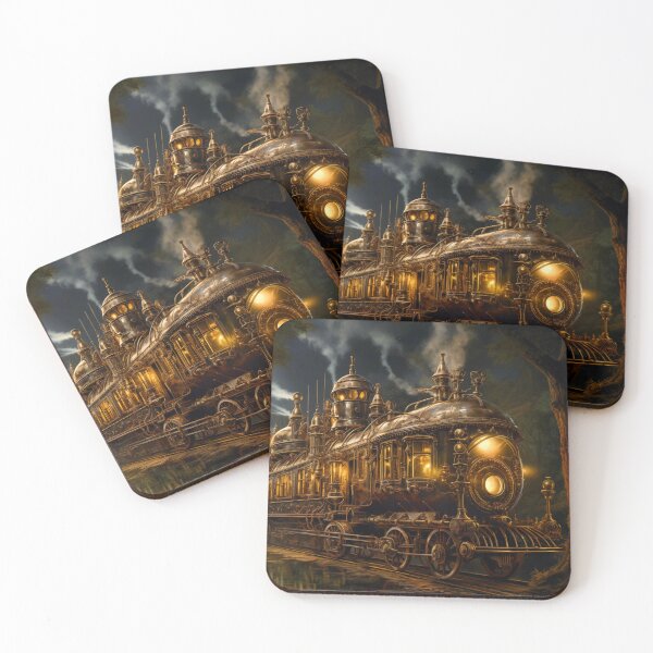 Item preview, Time Machine: Retro Futurism, Science Fiction, Train Art designed and sold by Fantasy Masterpiece.