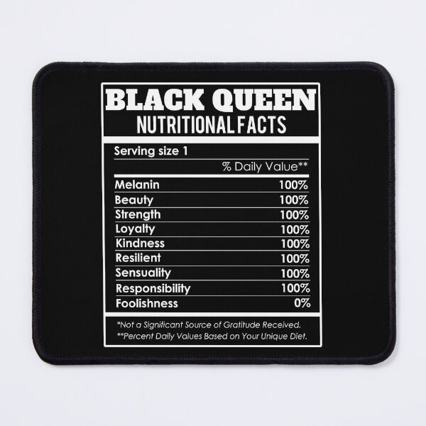 Item preview, Black History Month A Black Queen Nutritional designed and sold by PNGShop.