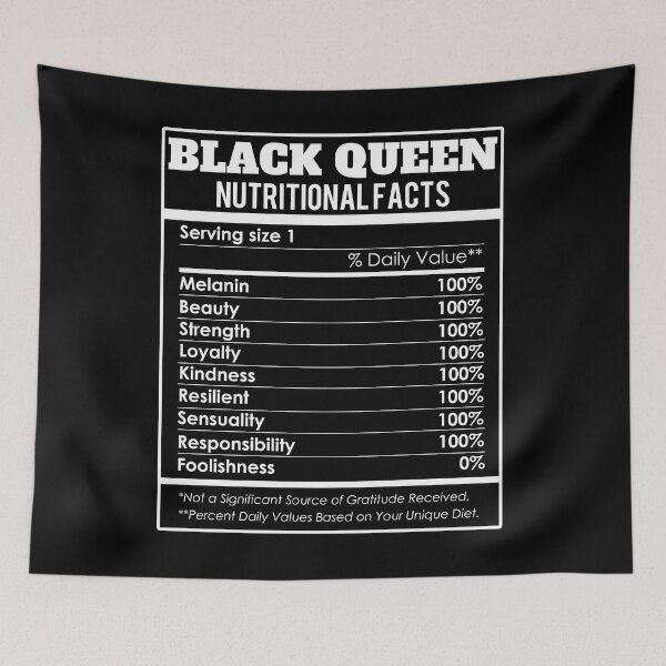 Item preview, Black History Month A Black Queen Nutritional designed and sold by PNGShop.