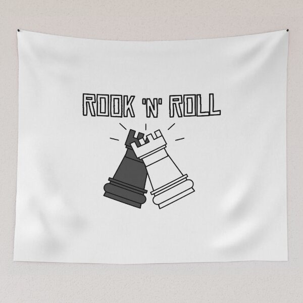 Item preview, Funny Rook 'n' Roll Chess Pun designed and sold by Elvin Dantes.