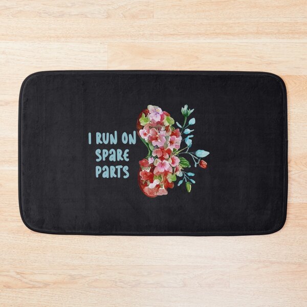 Item preview, I run on Spare Parts - Floral Kidney Artwork designed and sold by EmeraldeaArt.