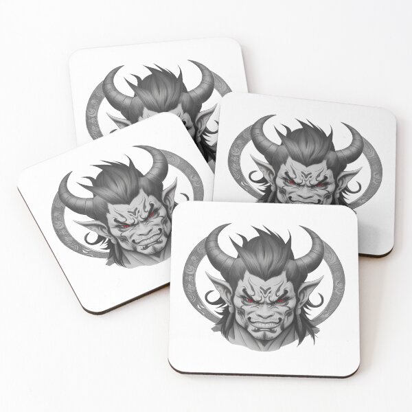 Item preview, Japanese Oni Demon Japan traditional designed and sold by Frostquest.