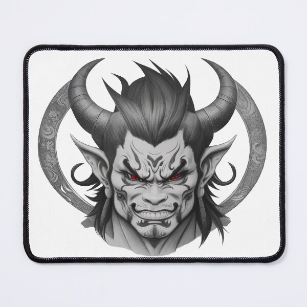 Item preview, Japanese Oni Demon Japan traditional designed and sold by Frostquest.