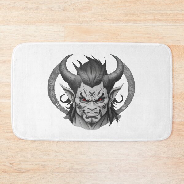 Item preview, Japanese Oni Demon Japan traditional designed and sold by Frostquest.