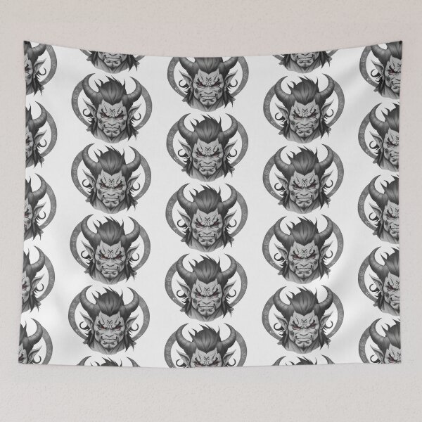 Item preview, Japanese Oni Demon Japan traditional designed and sold by Frostquest.