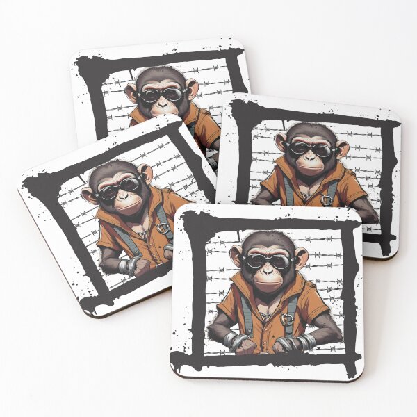 Item preview, Monkey In Prison Design designed and sold by CarpArtt.