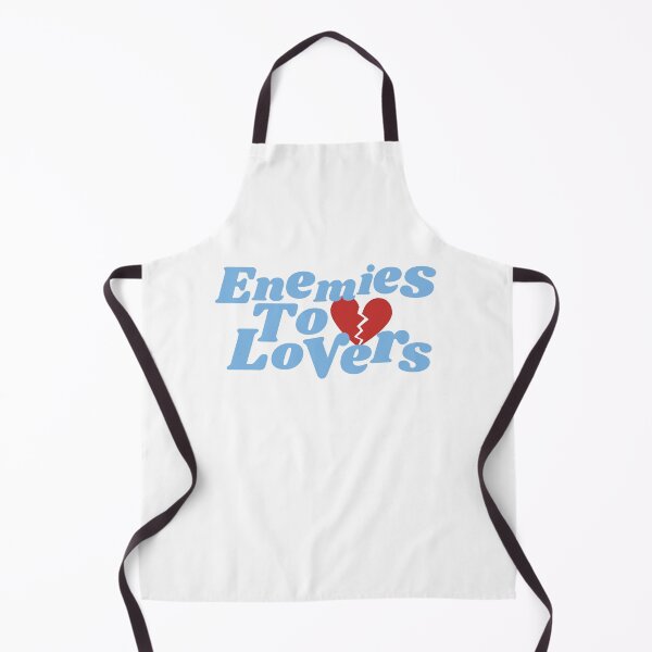 Item preview, Enemies To Lovers (Blue Letters With Red Heart) designed and sold by BecomingBookish.