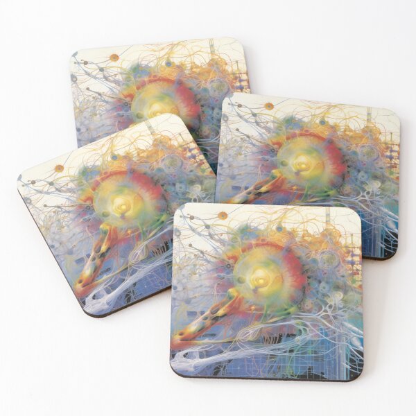 Item preview, Abstract Brain & Fantastical Worlds: Colorful Art Series designed and sold by 51sho.