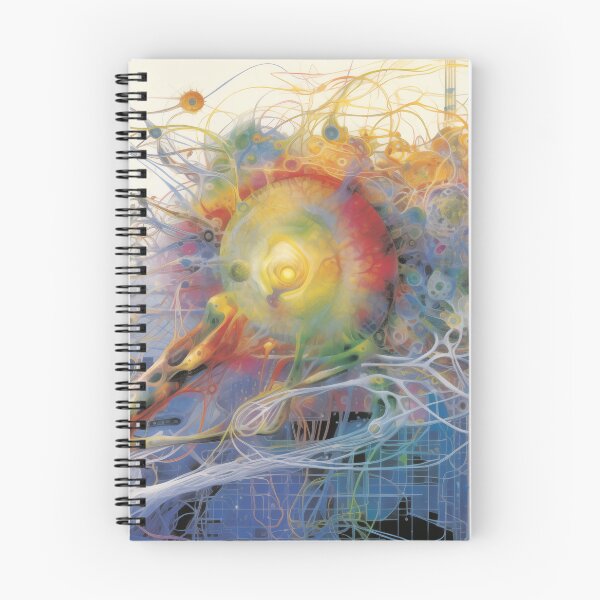 Item preview, Abstract Brain & Fantastical Worlds: Colorful Art Series designed and sold by 51sho.