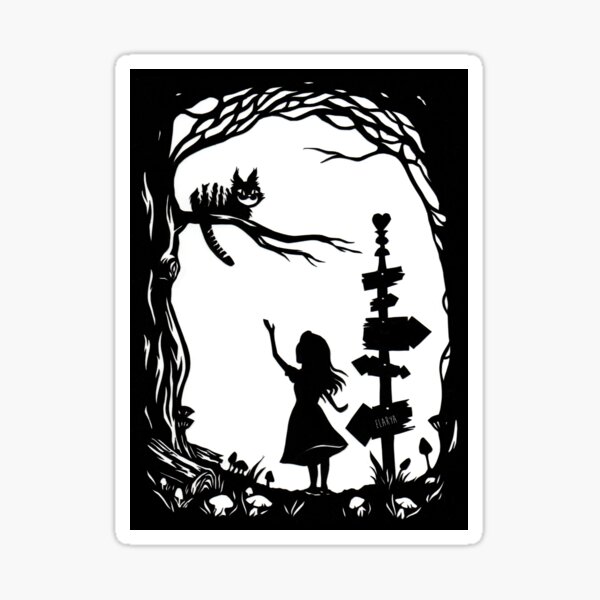 Alice au Pays des Merveilles Sticker