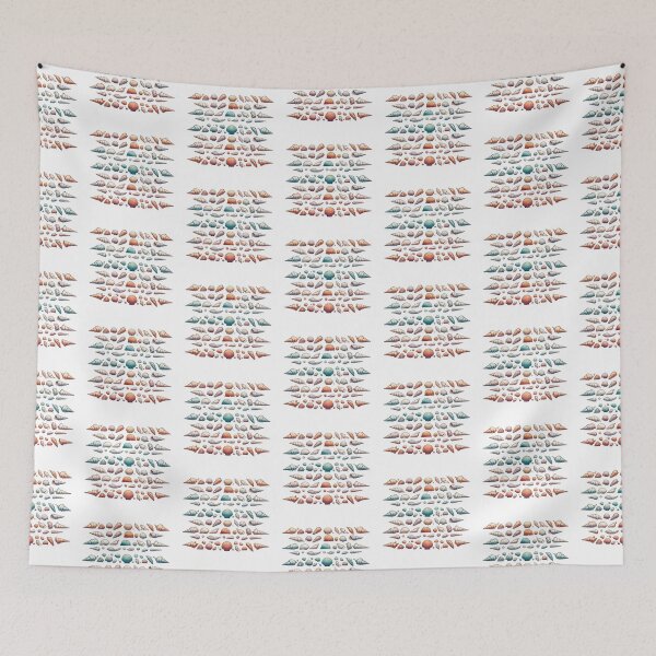 Item preview, Summer Seashell Pattern | Colorful | Linear   designed and sold by Art-Babble.