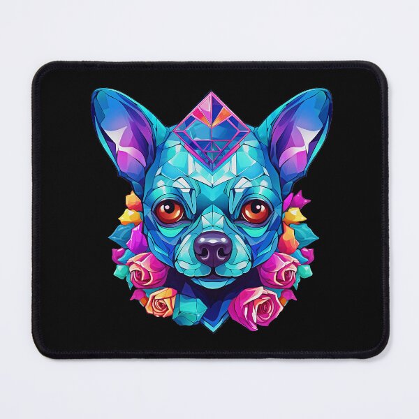 Item preview, Sugar Skull Dog | Mosaic Dog | Crystal Skull Dog | Day of the Dead | Dia de los Muertos | Catrina | Calaca | Calavera designed and sold by CoolHippoQuotes.