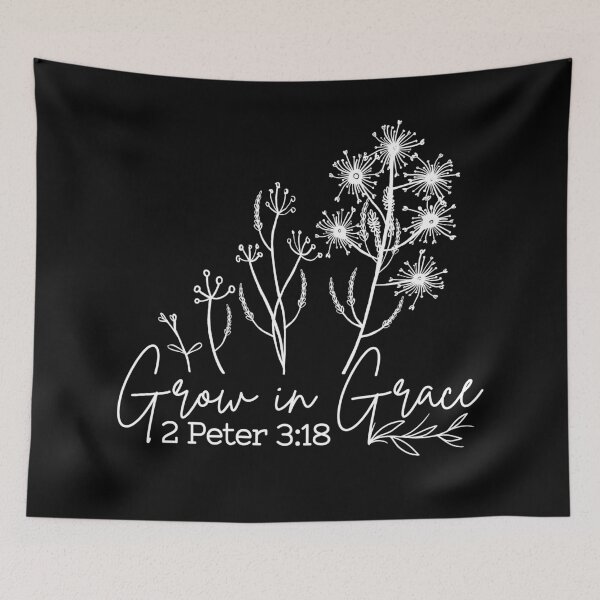 Item preview, Grow in Grace, white design designed and sold by MoriaStore.
