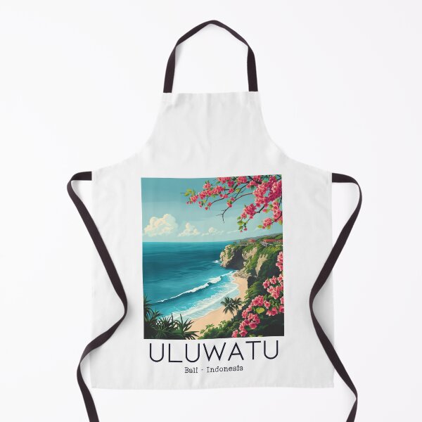 Item preview, A Vintage Travel Illustration of Uluwatu - Bali - Indonesia designed and sold by GoodOldVintage.